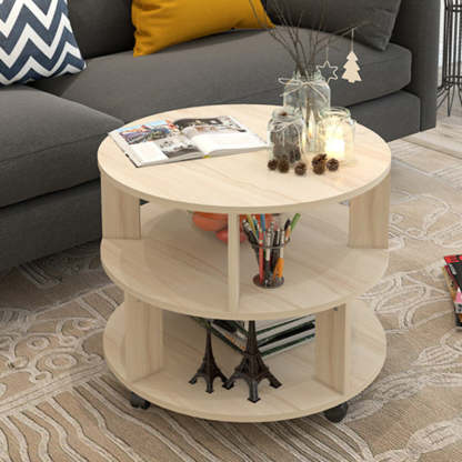 Scandinavian Column Density 3-Tier Side Table