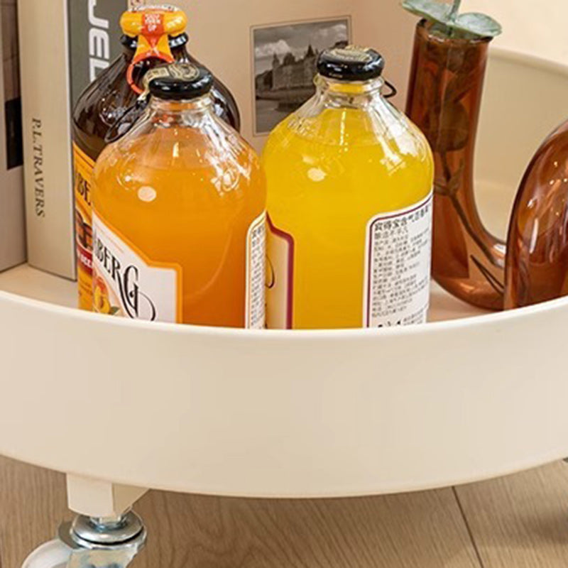 Minimalist Disc Glass Rock Slab Side Table