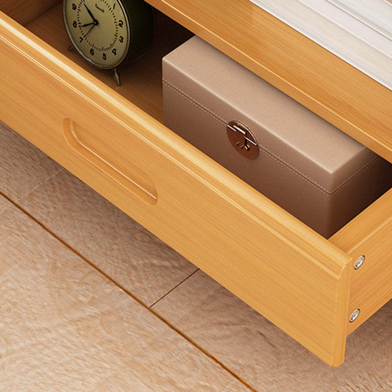 Minimalist Bamboo Cloak Rack Nightstand