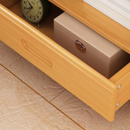 Minimalist Bamboo Cloak Rack Nightstand
