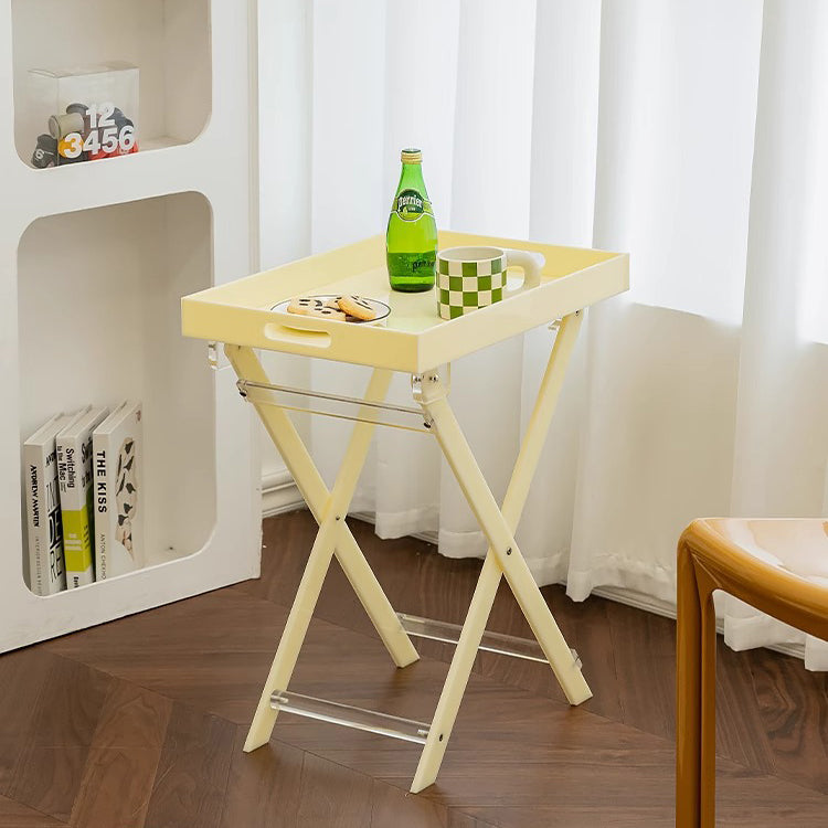 Minimalist Foldable Rainbow Acrylic Side Table