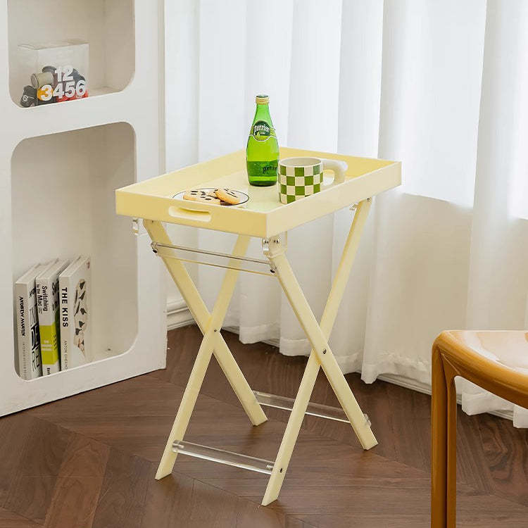 Minimalist Foldable Rainbow Acrylic Side Table