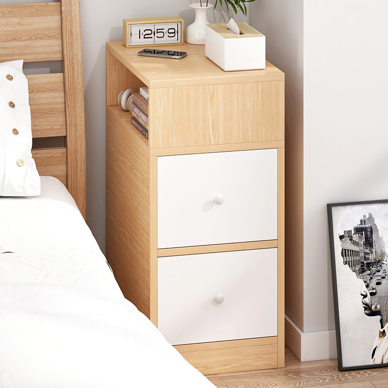 Minimalist Panel Nightstand 1/2-Drawer