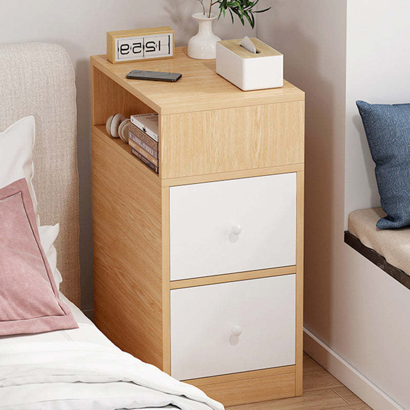 Minimalist Panel Nightstand 1/2-Drawer