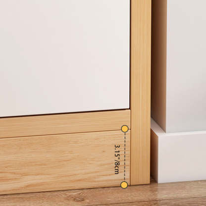 Minimalist Panel Nightstand 1/2-Drawer