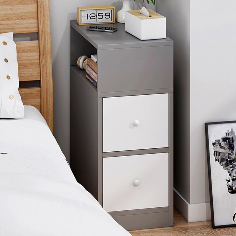 Minimalist Panel Nightstand 1/2-Drawer