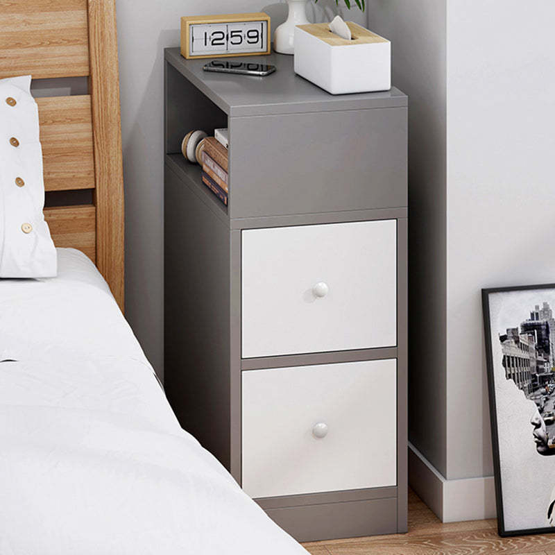 Minimalist Panel Nightstand 1/2-Drawer