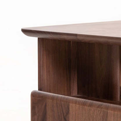 Vintage Wood Nightstand 1-Drawer
