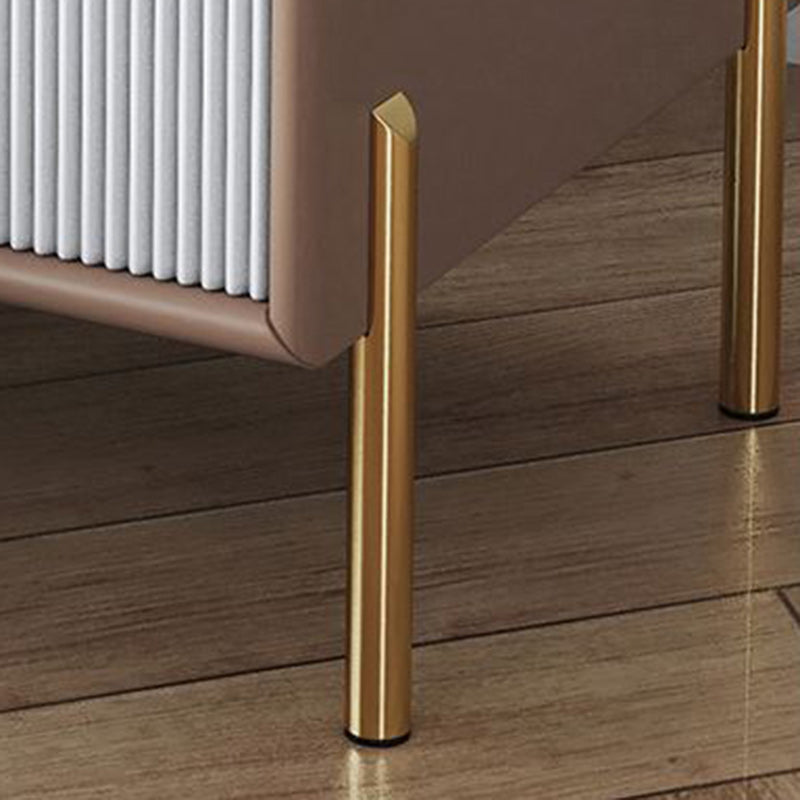 Nordic Wood 2-Drawer Nightstand — White