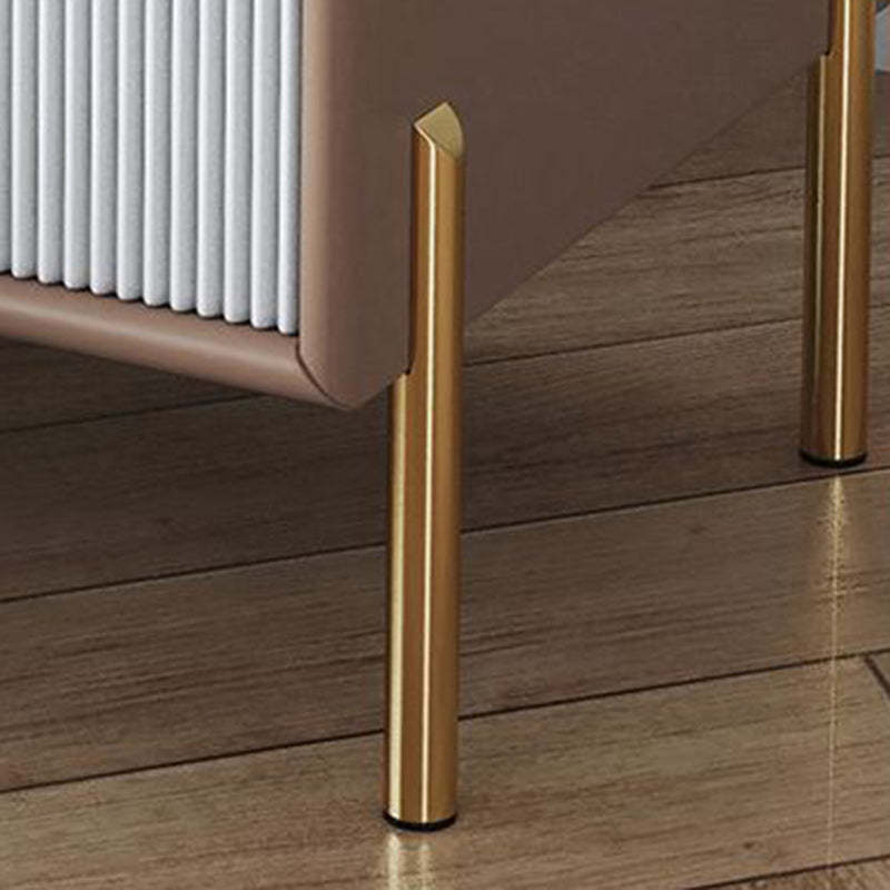 Nordic Wood 2-Drawer Nightstand — White