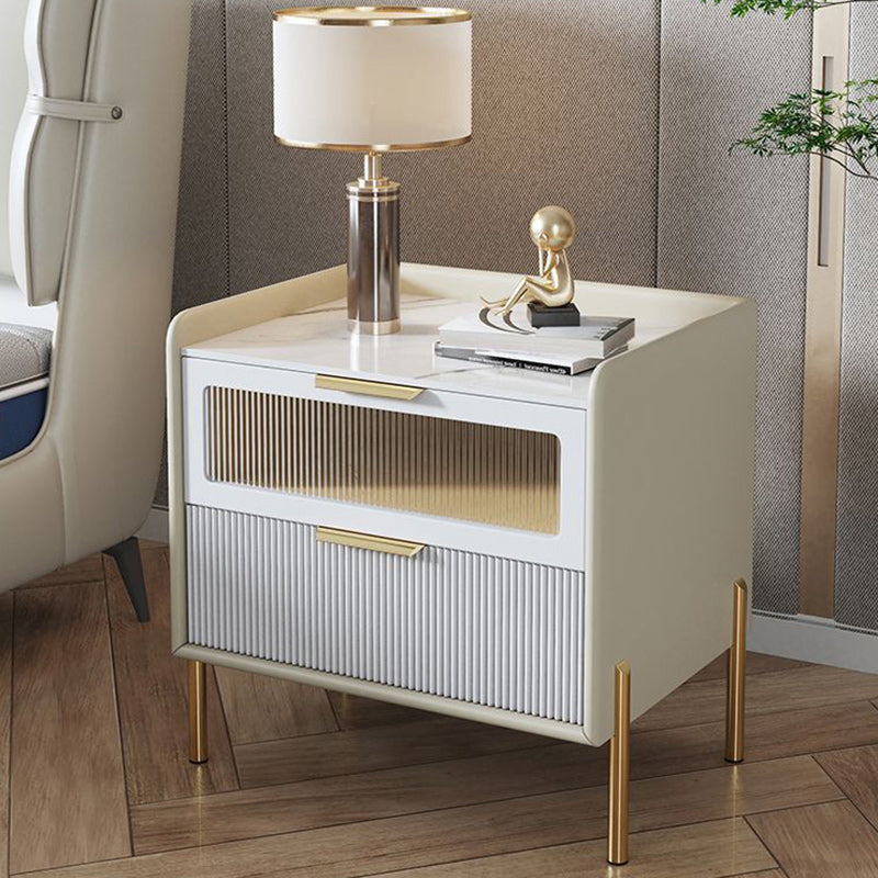 Nordic Wood 2-Drawer Nightstand
