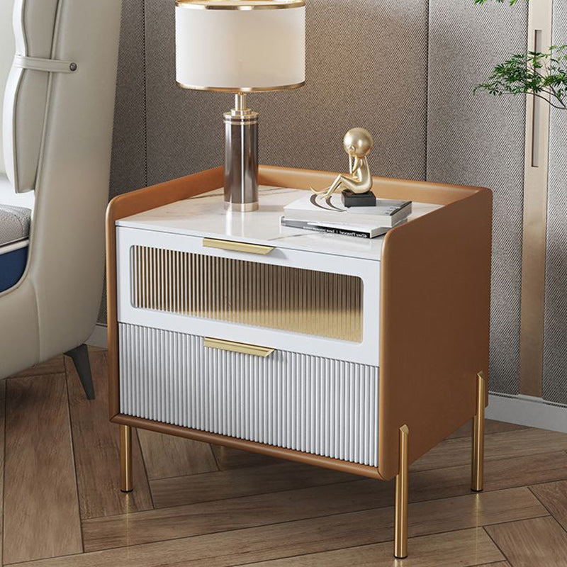 Nordic Wood 2-Drawer Nightstand