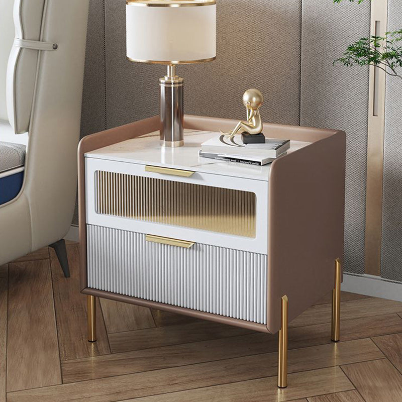 Nordic Wood 2-Drawer Nightstand