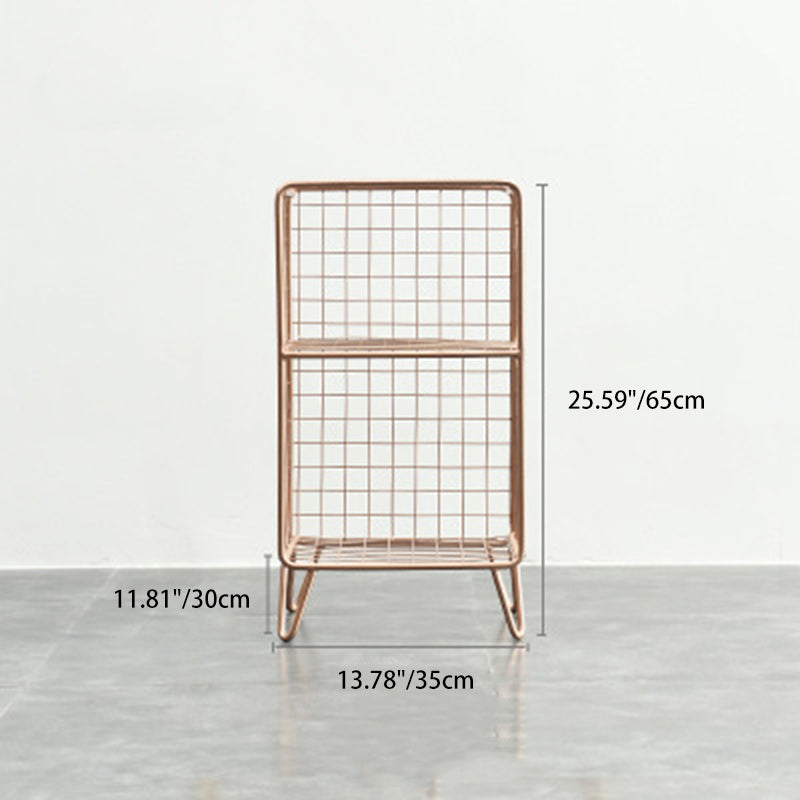 Minimalist Iron Side Table 2/3-Tier — Large - 2 / Black