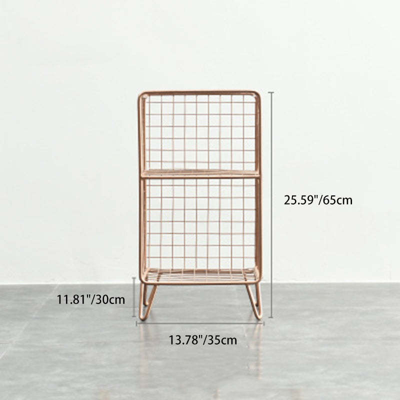 Minimalist Iron Side Table 2/3-Tier — Large - 2 / Black