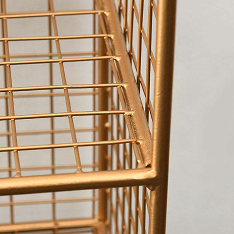 Minimalist Iron Side Table 2/3-Tier — 3 / Rose Gold