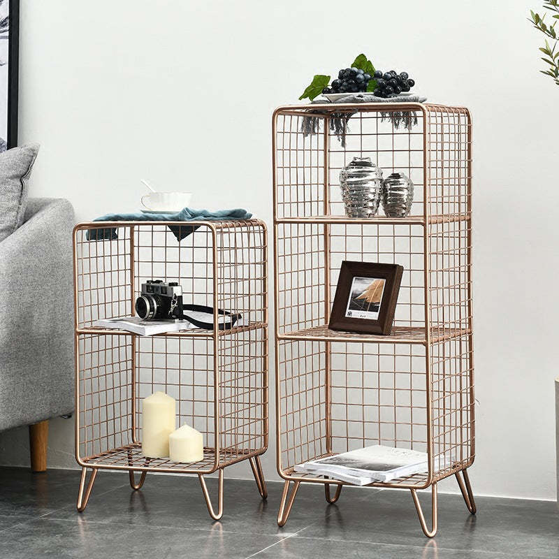 Minimalist Iron Side Table 2/3-Tier — Small - 2 / Black