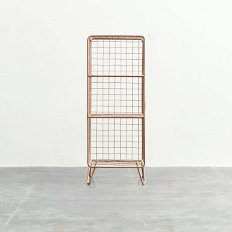 Minimalist 3-tier black iron end & side tables, Lighom