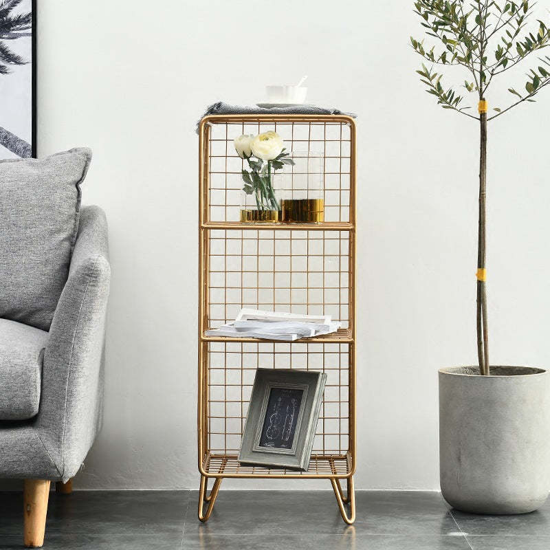 Minimalist Iron Side Table 2/3-Tier — Small - 2 / Gold