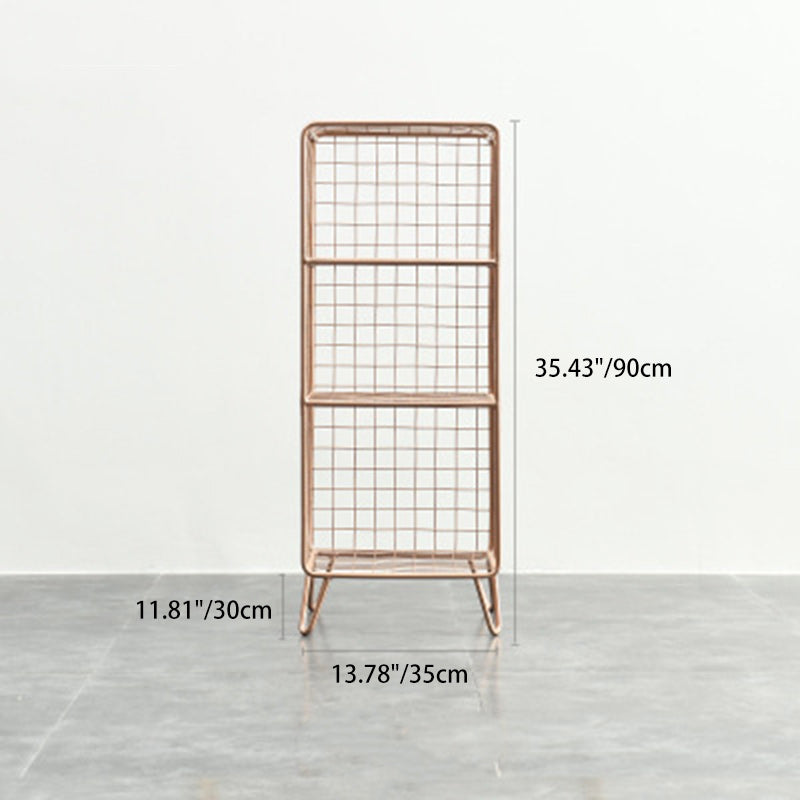 Minimalist Iron Side Table 2/3-Tier — Large - 2 / Rose Gold