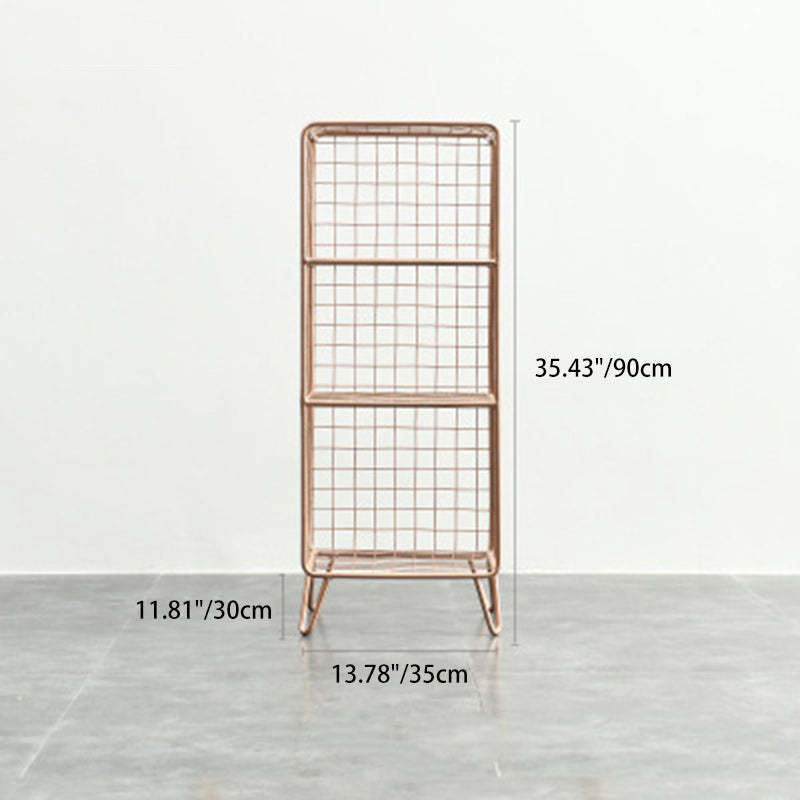 Minimalist Iron Side Table 2/3-Tier — Large - 2 / Rose Gold
