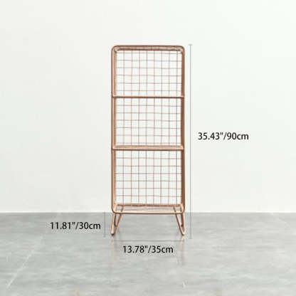 Minimalist Iron Side Table 2/3-Tier — Large - 2 / Rose Gold