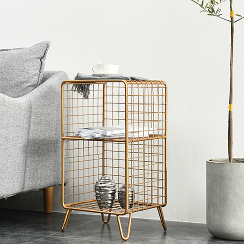 Minimalist Iron Side Table 2/3-Tier — Small - 2 / Rose Gold