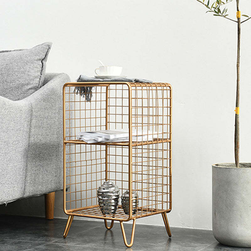 Minimalist Iron Side Table 2/3-Tier — Small - 2 / Rose Gold