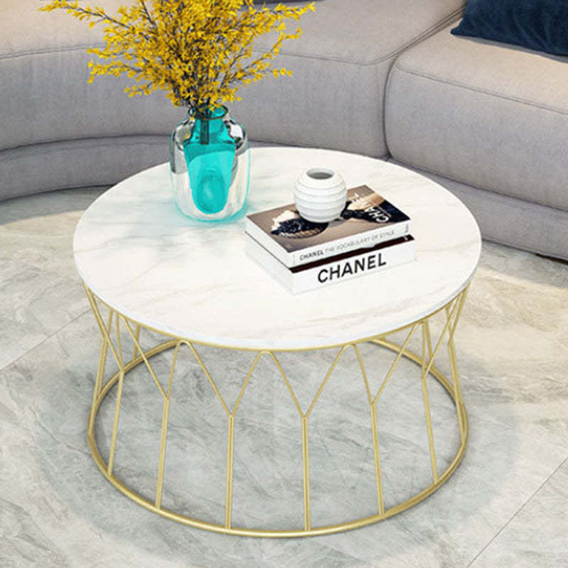 Nordic Iron Marble Coffee Table