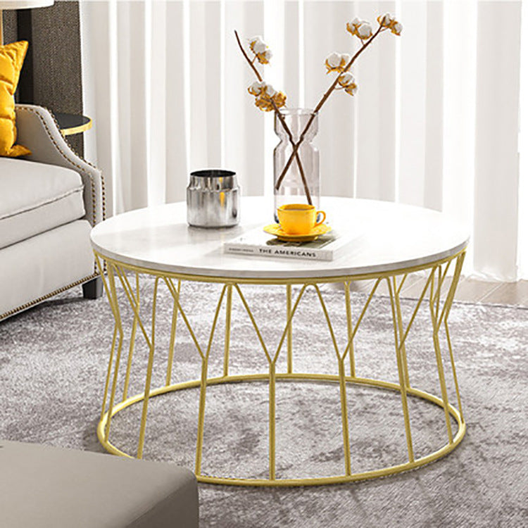 Nordic Iron Marble Coffee Table