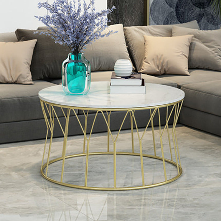Nordic Iron Marble Coffee Table