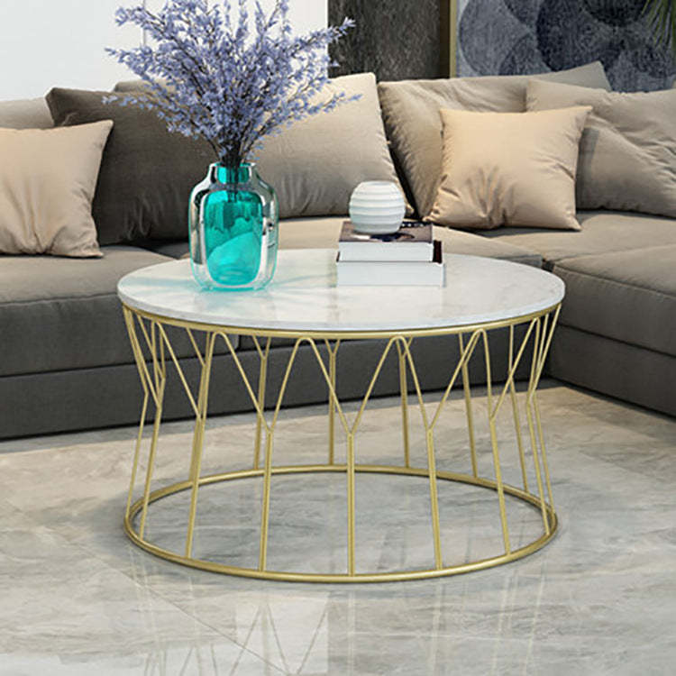 Nordic Iron Marble Coffee Table