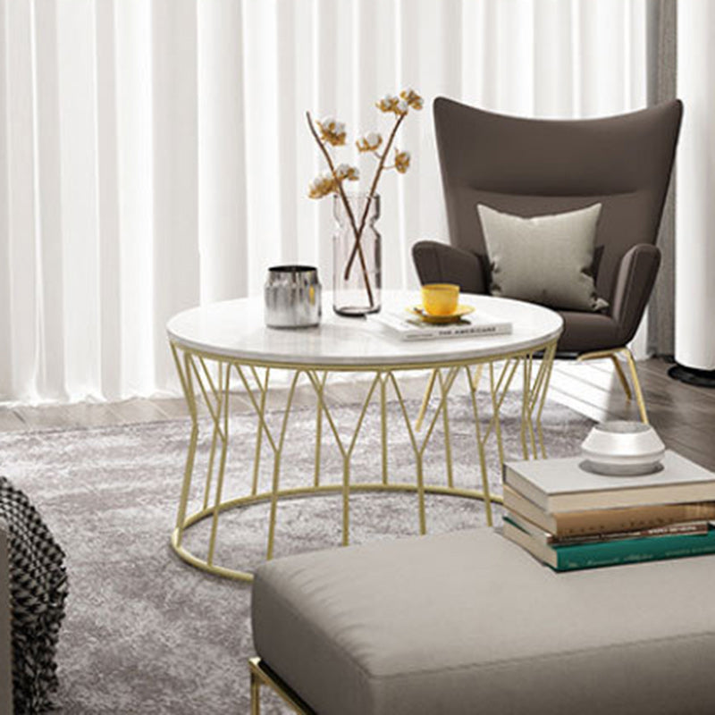 Nordic Iron Marble Coffee Table