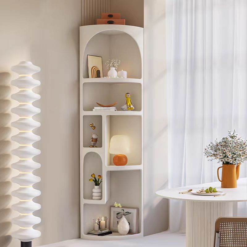 Scandinavian Fan Wood End Table