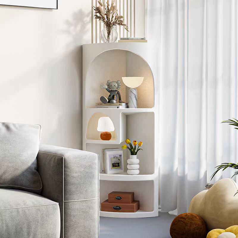 Nordic end & side tables in wood — 21" L x 15" W x 73" H