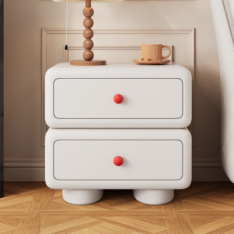 Scandinavian Kids Wood 2-Drawer Nightstand
