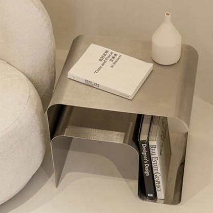 Minimalist Arch Iron 2-Tier Side Table