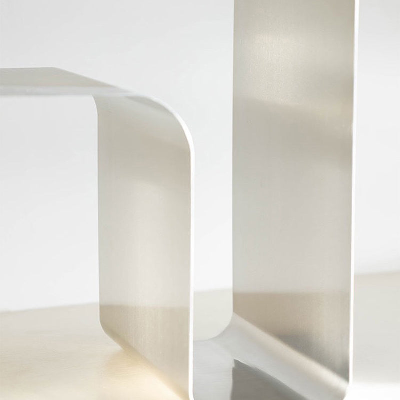 Minimalist Arch Iron 2-Tier Side Table