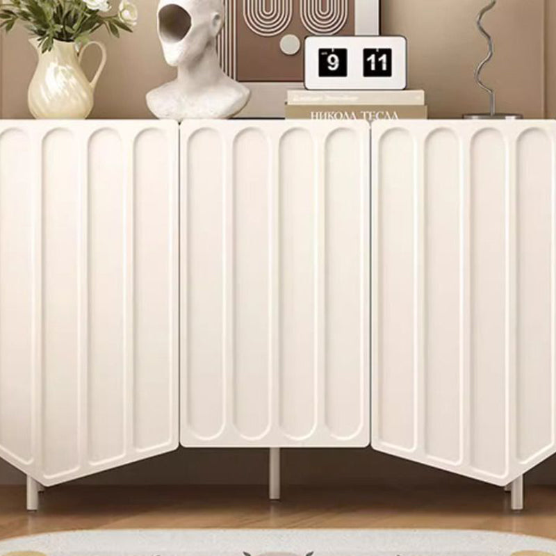 Nordic Cream Panel Shoe Storage Cabinet