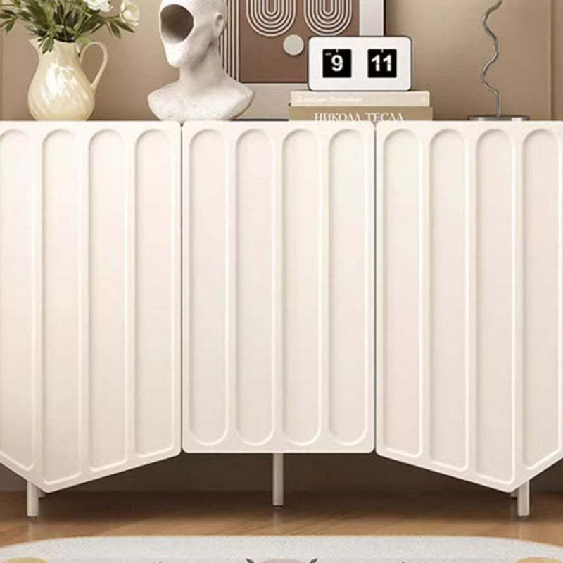 Nordic Cream Panel Shoe Storage Cabinet