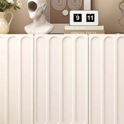 Nordic Cream Panel Shoe Storage Cabinet