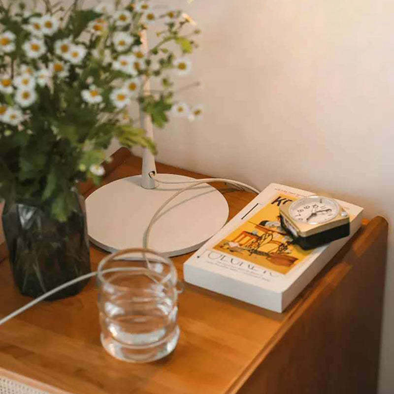 Japanese Rattan Wood 2-Drawer Nightstand