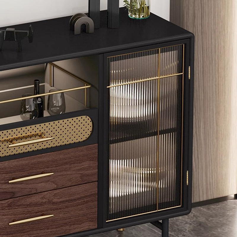 Modern Wood 1-Cabinet Console Table