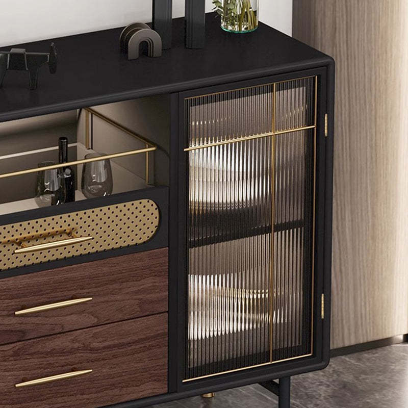 Modern Wood 1-Cabinet Console Table