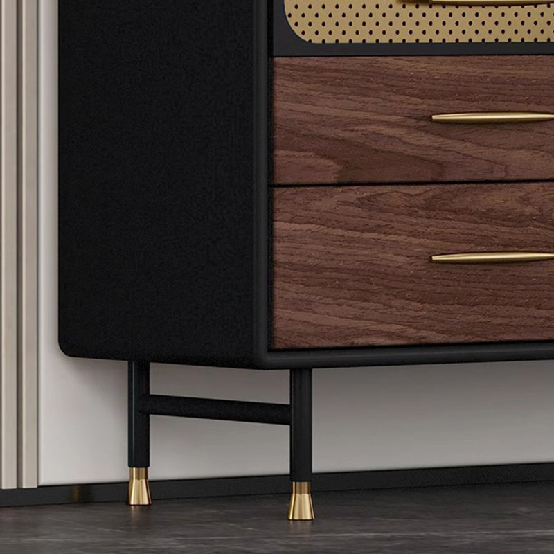 Modern Wood 1-Cabinet Console Table