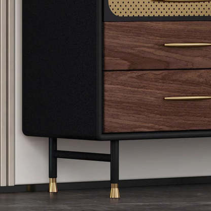 Modern Wood 1-Cabinet Console Table