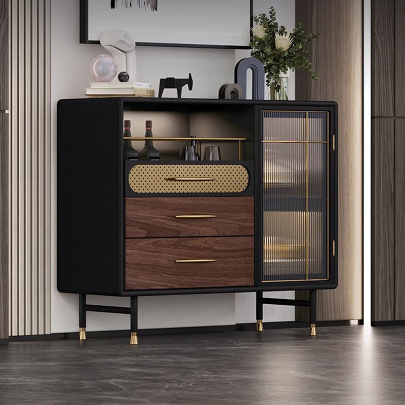 Modern Wood 1-Cabinet Console Table