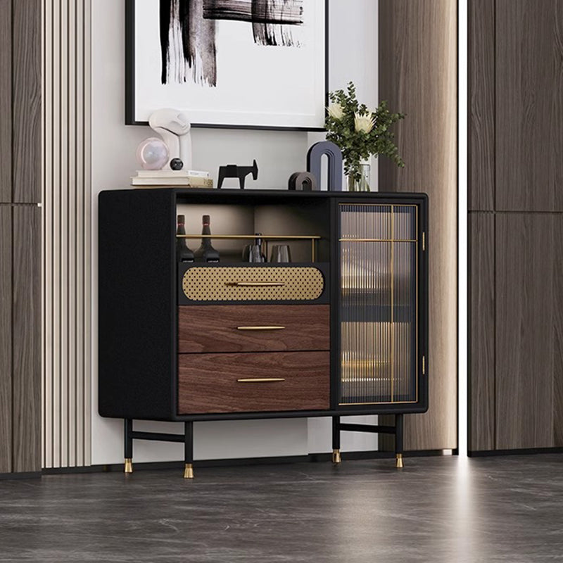 Modern Wood 1-Cabinet Console Table