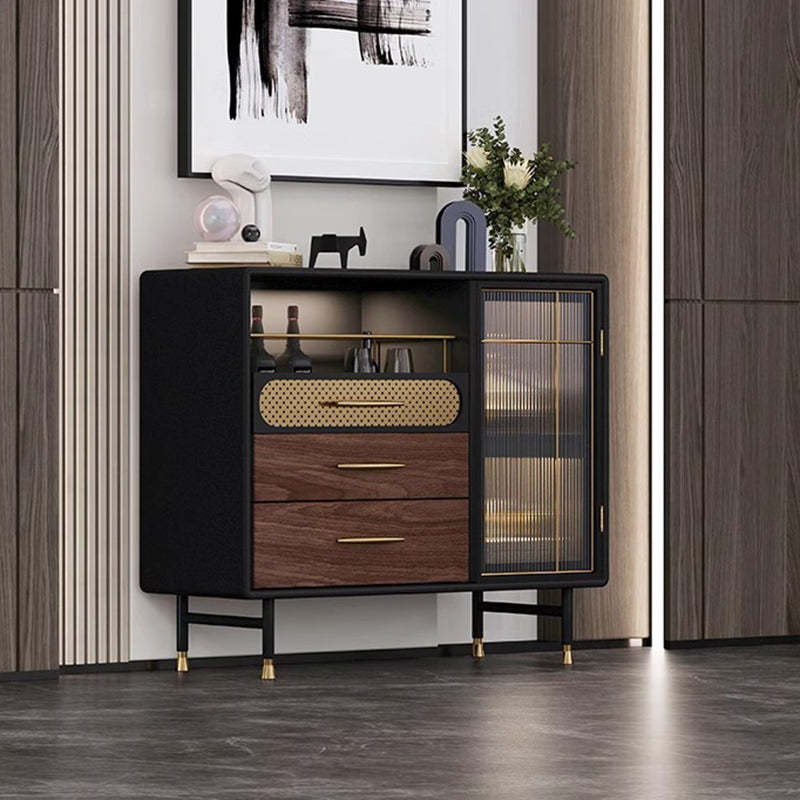 Modern Wood 1-Cabinet Console Table