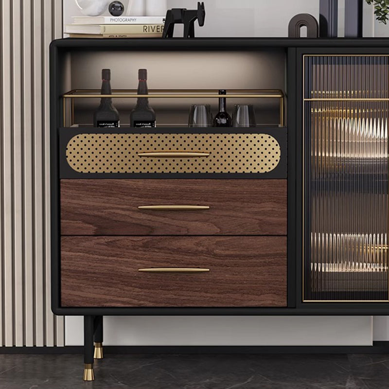 Modern Wood 1-Cabinet Console Table